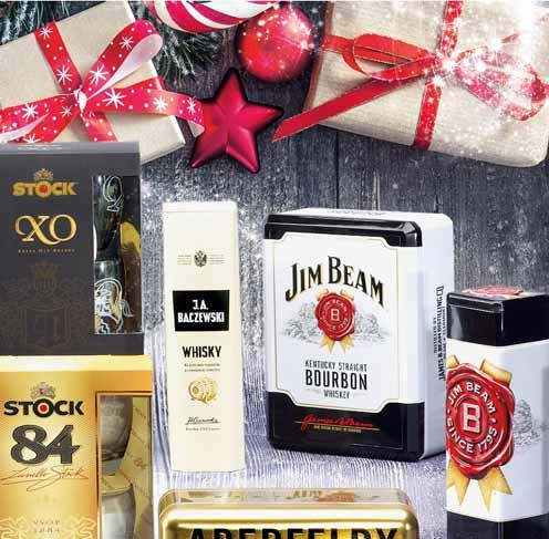 BACZEWSKI 43% 700 ML W PUSZCE sprzedaż po 10966125 56 WHISKEY JIM BEAM WHITE W PUSZCE ZE SZKLANKAMI Double Oak 43% 700 ml ze