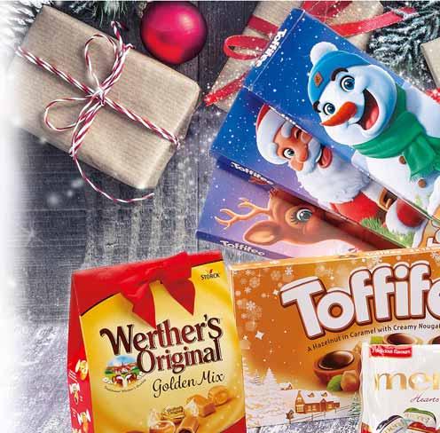 9 TOFFIFEE RENIFER, MIKOŁAJ, BAŁWANEK, DOMEK 125 G pakowane po