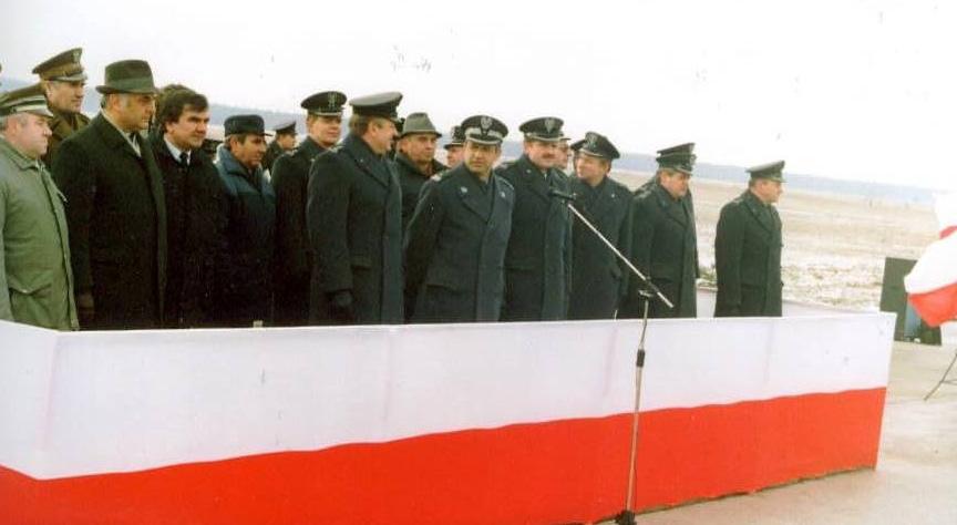 Pożegnanie samolotów na babimojskim lotnisku - 1992 r.