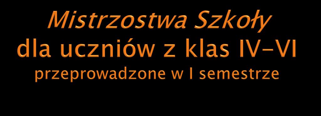 MINI PIŁKA HALOWA CHŁOPCÓW I DZIEWCZĄT KLAS
