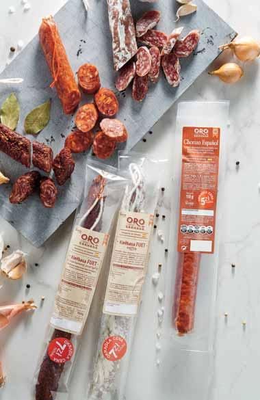 Hiszpańskie chorizo, hiszpańskie chorizo pikantne ORO GRANADA 150 g 3,33/ kraj pochodzenia Hiszpania Kiełbasa krakowska sucha, kiełbasa