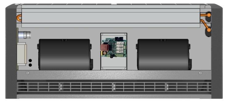 AUTOMATYKA AF Zasilanie 230V/50Hz Podłączenie wentylatorów kurtyny Podłączenie zaworu Podłączenie sterowania