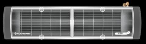 9. WYMIANA FILTRÓW Kurtyny ELIS w wersji bez wymiennika wyposażone są we wkłady filtracyjne klasy filtracji EU2.