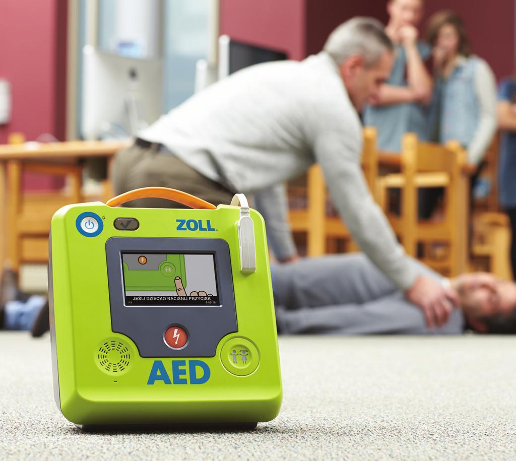 Wiodąca technologia. Rozsądne koszty. Eksploatacja defibrylatora AED 3 kosztuje znacznie mniej niż prawie każdego innego defibrylatora AED.