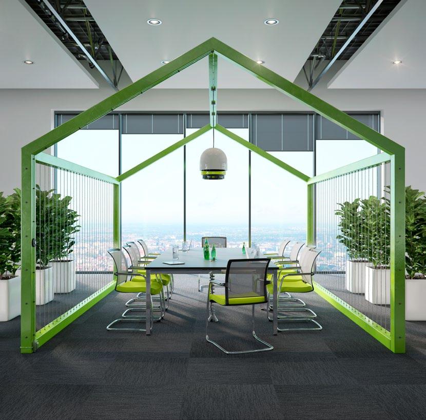 Courageous and inspiring office arrangement projects often need discreet and simple furniture.