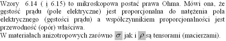 Gęstość prądu, a natężeniem pola elektrycznego w przewodniku 12.5.