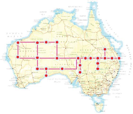 Sieć Transmisyjna Powerlink (Australia) dodatkowe przychody dzięki ogromnej pojemności Zalety dla Klienta Całkowita optyczna linia transmisyjna o długości 1700 km obejmuje zarówno stacje