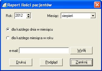SOSPA System Obsługi SPA_ j 9.2. RAPORT ILOŚCI KLIENTÓW / PACJENTÓW System SOSPA pozwala na graficzne przedstawienie ilości klientów (pacjentów) w wybranym okresie.