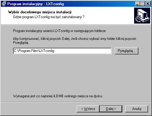 Instrukcja obsługi programu LXTconfig v1.00 Strona: 3 1. WSTĘP.