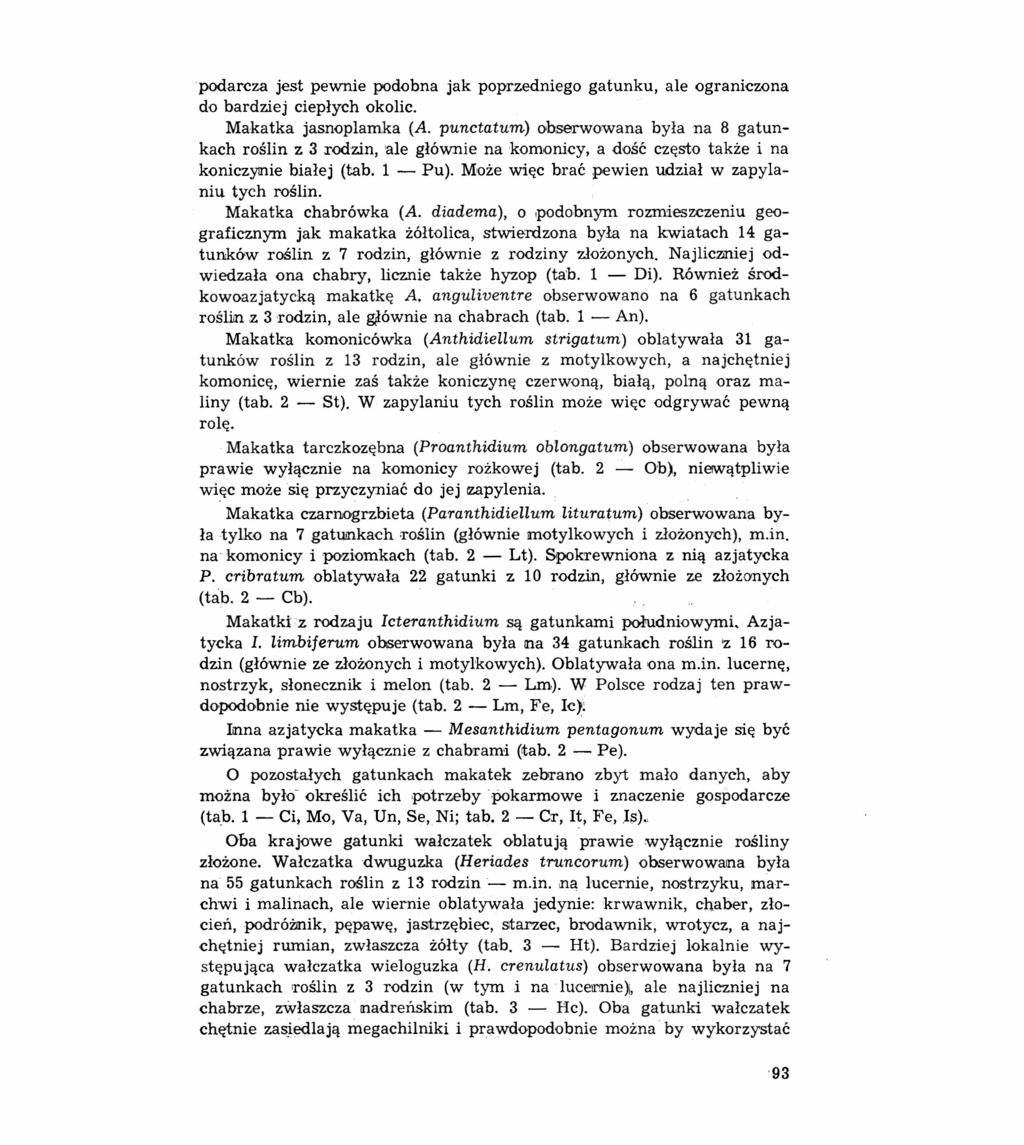 podarcza jest pewnie podobna jak poprzedniego gatunku, ale ograniczona do bardziej ciepłych okolic. Makatka jasnoplamka (A.