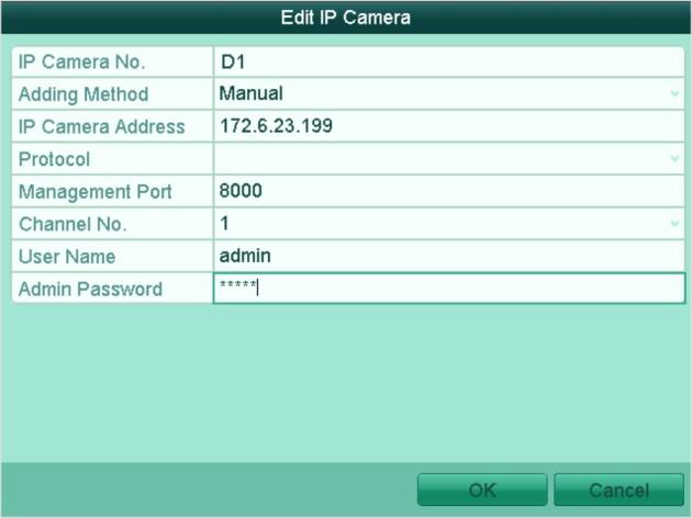 Rejestrator MAZi instrukcja obsługi wersja 2.0 18/20 W przypadku innych kamer należy wybrać ustawienia Manual / Ręczne gdzie adres i inne parametry kamery możemy wpisać samodzielnie.