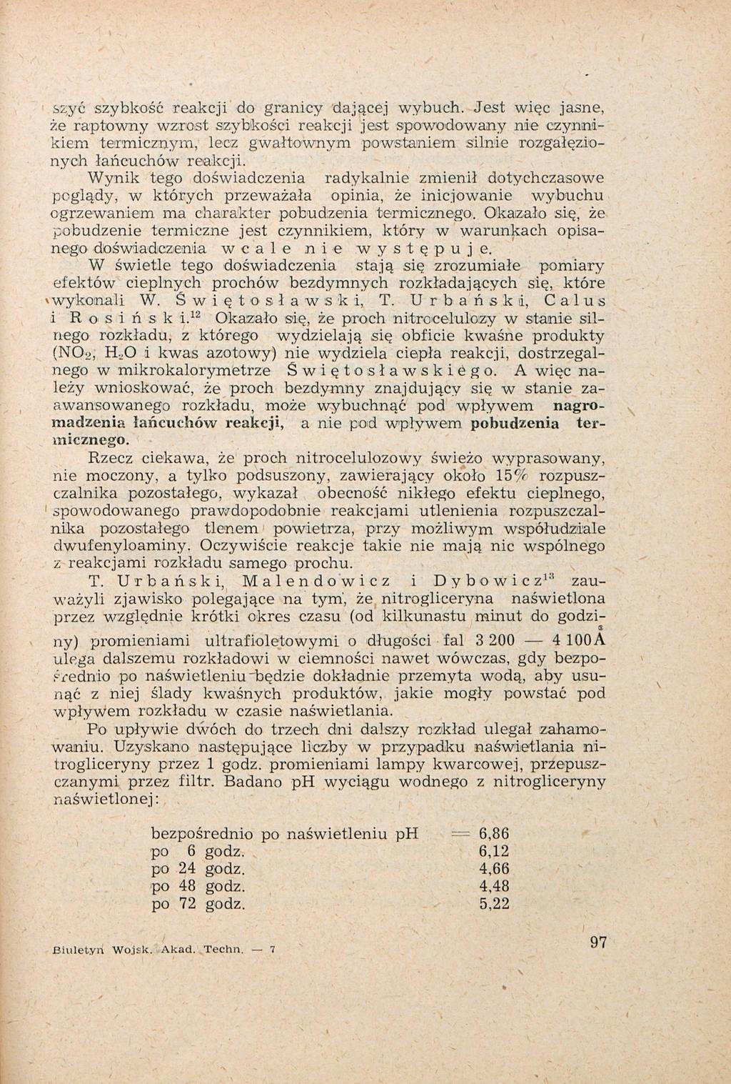 bzyć szybkość reakcji do granicy dającej wybuch.