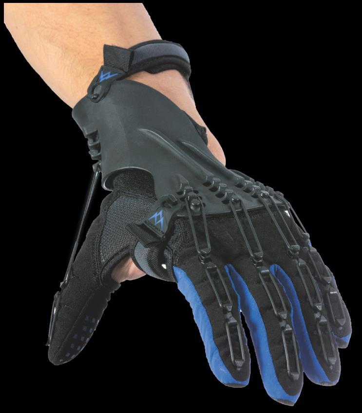 SaeboGlove Budowa ortezy Taśma na przedramię Element plastikowy