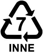 Nie używaj środków o wysokim stężeniu kwasowym lub zasadowym. Opakowania można poddać recyklingowi zgodnie z lokalnymi przepisami. Symbol oznaczający tekturę płaską (materiał opakowania).