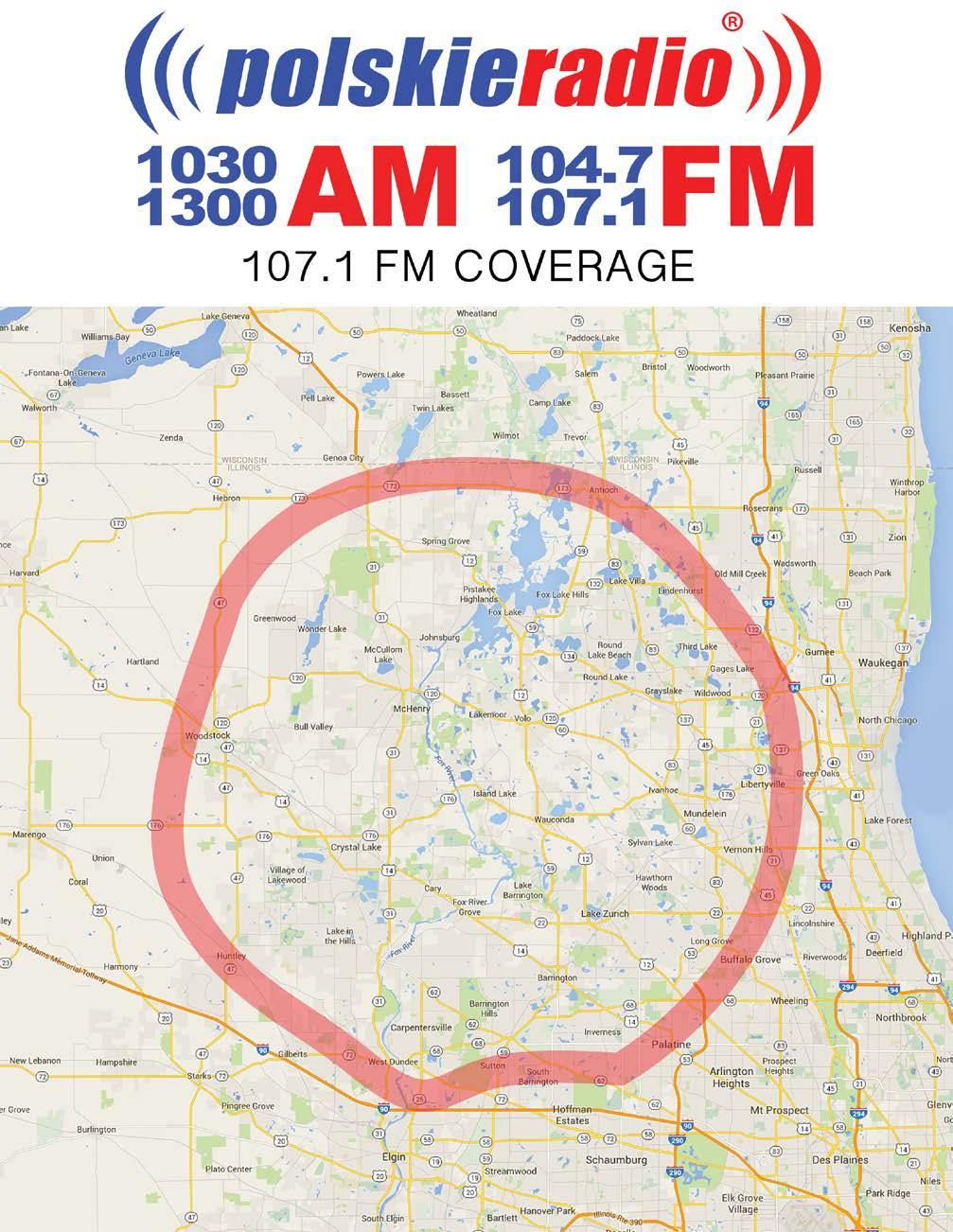 Polish Radio 104.7 FM / WRDZ 1300AM / WNVR 1030AM / 107.