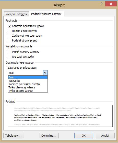 Akapit Microsoft Word <2>