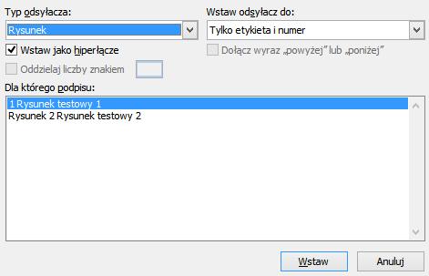 tabele i wzory Odwołania do