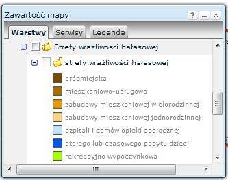 4. Serwis akustyczny portalu www.gisbialystok.pl Poszczególne mapy akustyczne zamieszczone są w mapowym serwisie internetowym Urzędu Miejskiego w Białegostoku w serwisie akustycznym.