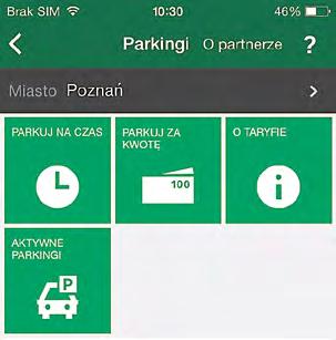 KOMUNIKACJA MIEJSKA W celu zakupu biletu komunikacji miejskiej: 1 wybierz opcję Bilety, parkingi, zakupy, 2 wybierz kategorię Komunikacja miejska, 3 wybierz Kup bilet.