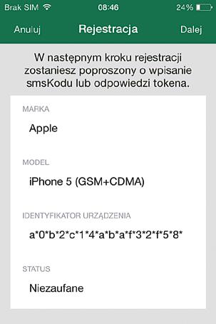 Rejestruj, SZYBKI PODGLĄD Możesz sprawdzić dostępne środki na rachunku i ostatnią transakcję.