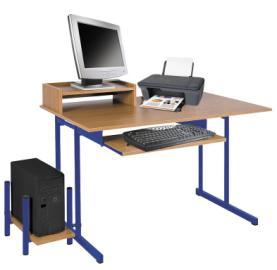 kwadratowa 25x25 Stół posiada wysuwana półkę na klawiaturę lub laptopa o wymiarach