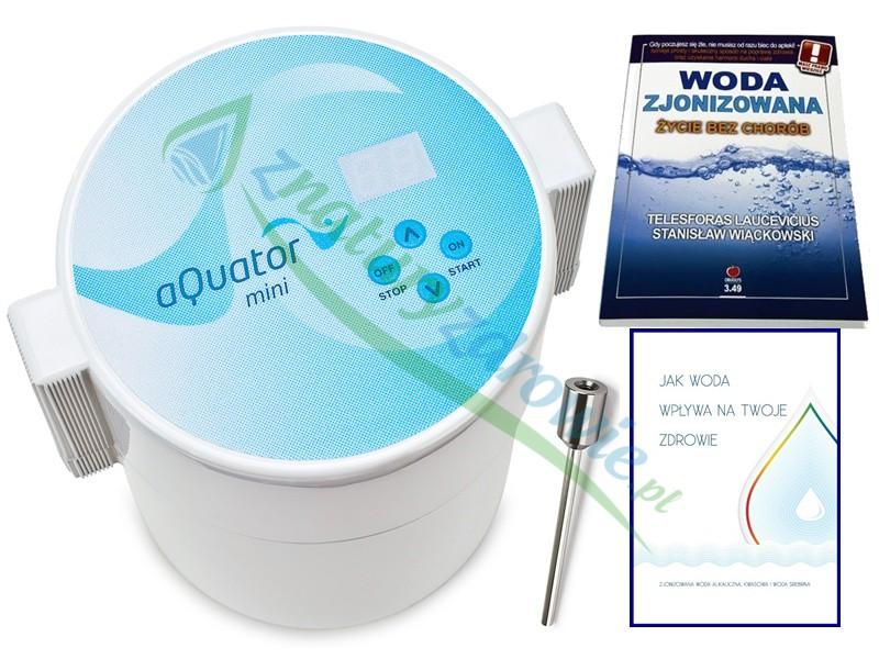 Jonizator wody AQUATOR mini 1,5 l (wersje: Silver i Classic) Jonizator wody urządzenie przeznaczone do użytku domowego, w którym podczas procesu elektrolizy wytwarzana jest zjonizowana woda
