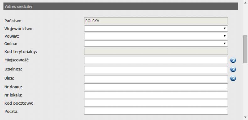 podmiotu tworząceg o - pole pozwala na wprowadzenie nazwy podmiotu tworzącego (pole dostępne po wybraniu inny minister albo centralny organ administracji rządowej, jednostka samorządu terytorialnego