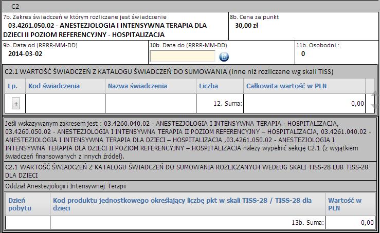 122 Portal Świadczeniodawcy Sekcj a D - Koszty medy czne