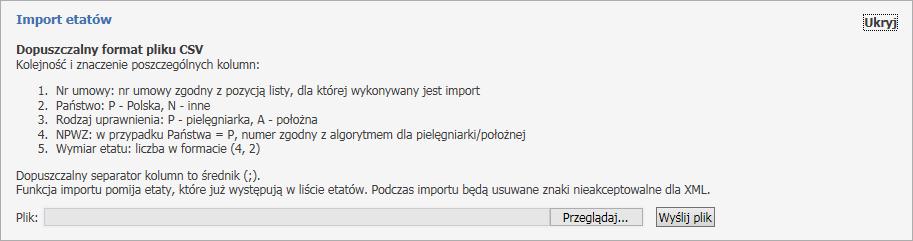 154 Portal Świadczeniodawcy W części Wy szukiwanie możliwe jest wyszukiwanie konkretnych etatów po numerze prawa wykonywania zawodu.
