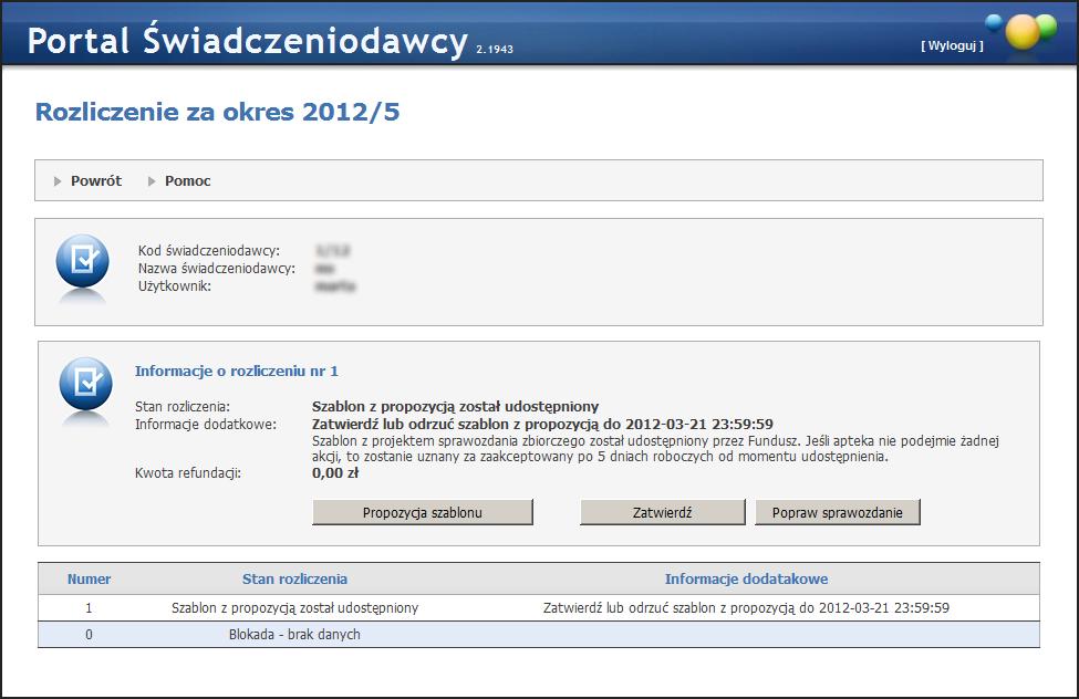 Obsługa okien 173 Przy ciski umożliwiaj ące przej rzenie propozy cj i szablonu,