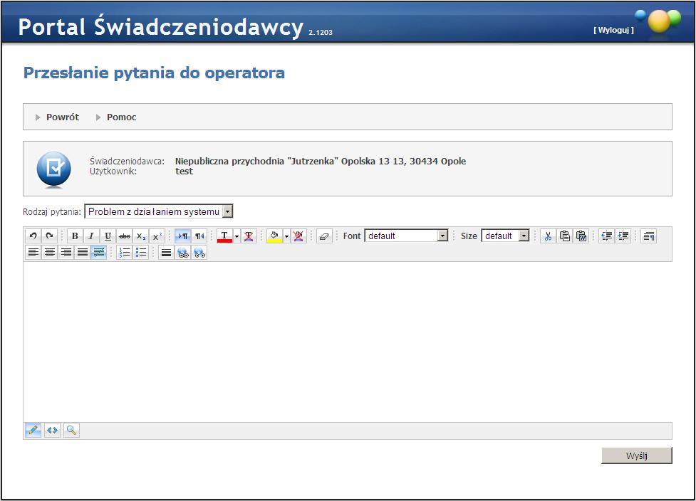 220 Portal Świadczeniodawcy Zmiana hasła użytkownika - funkcjonalność jest dostępna wyłącznie dla użytkowników z uprawnieniem administratora.