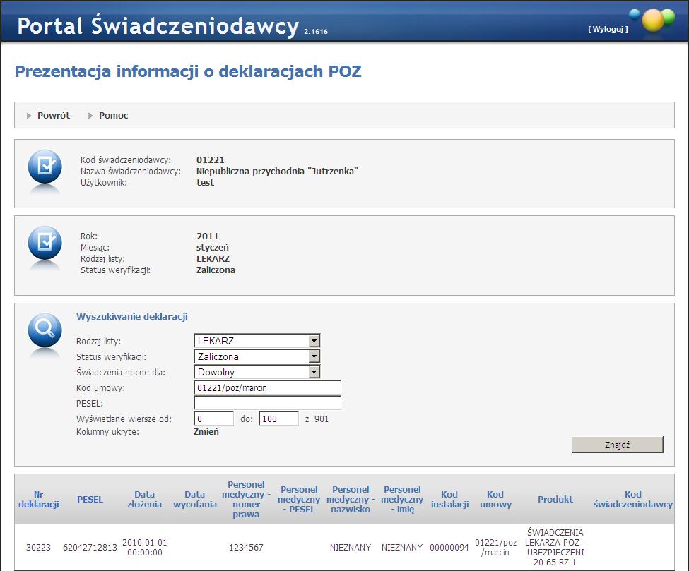 80 Portal Świadczeniodawcy 4.