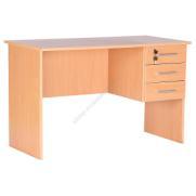 Regał wysoki z szafką Do samodzielnego montażu Regał z szafką wykonany z płyty laminowanej o gr. 18 mm w kolorze buk lub klon. wym. 76 x 40 x 185 cm 479,90 zł.