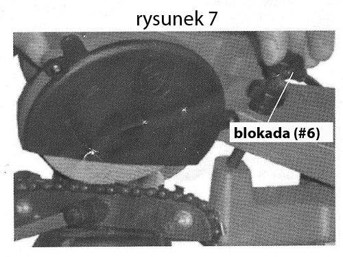 Gdy ustawisz nakrętkę blokującą całkowicie dokręć dolną dźwignię (#26). 8.