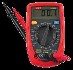 400uA/4mA/40mA/400mA/4A/10A pomiar rezystancji: 4kΩ/40kΩ/400Ω/4MΩ/40MΩ impedancja wejściowa do pomiaru napięcia DC ok.