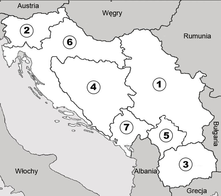 5 Zadanie 11. (1 pkt) Uzupe nij tekst. W odpowiednie miejsca wpisz: A nazw organizacji mi dzynarodowej, B nazw miasta.