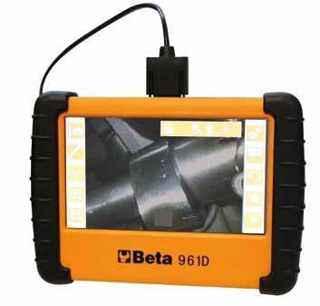 961D Wideoskop elektroniczny cyfrowy z sondą 5,5 mm Pozwala na zapis i odczyt pojedynczych obrazów i nagrań bezpośrednio