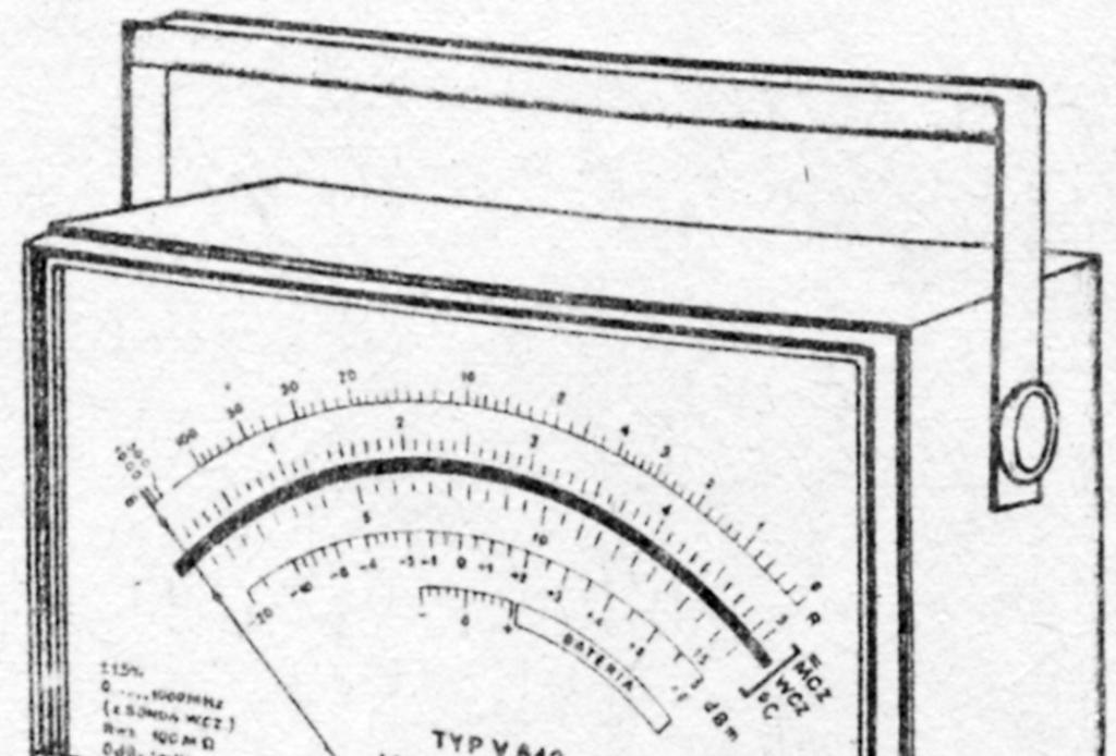 ZASADA DZIAŁANIA miernika V-640 Zasadniczą częścią przyrządu jest wzmacniacz napięcia mierzonego.