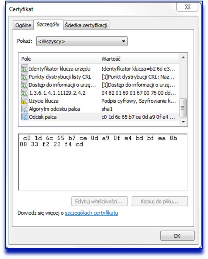 Zrzut ekranu wykonany w przegl darce Microsoft Internet Explorer.