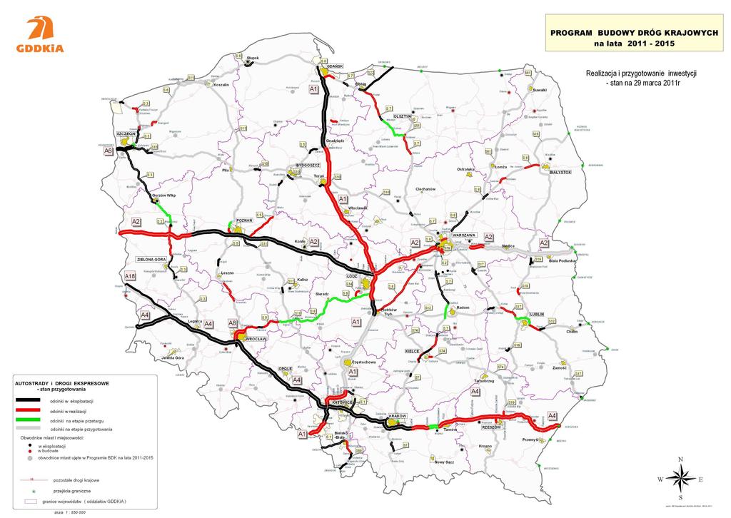 272 Rudnicki T.: Analiza wpływu powodzi na realizacje budowy dróg Rys.1.