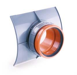 PIPES FOR IFE Sysem kanalizacji zewnęrznej PVC, PP, Pragma, Pragma + ID d 1 Przejście przez ścianę służy do przeprowadzenia rur kanalizacyjnych PVC-U przez ściany fundamenowe budynków oraz ściany