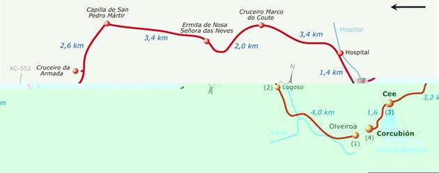 Etap 3 Olveiroa - Corcubión (16.