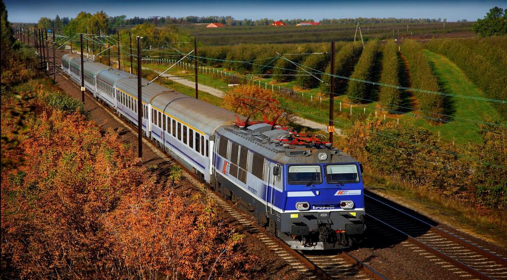 TYPY WAGONÓW POCIĄGI KATEGORII TLK/IC pociągi dalekobieżne, realizujące najbardziej odległe trasy ogólnopolskie średnio w dobie uruchamianych jest ok.