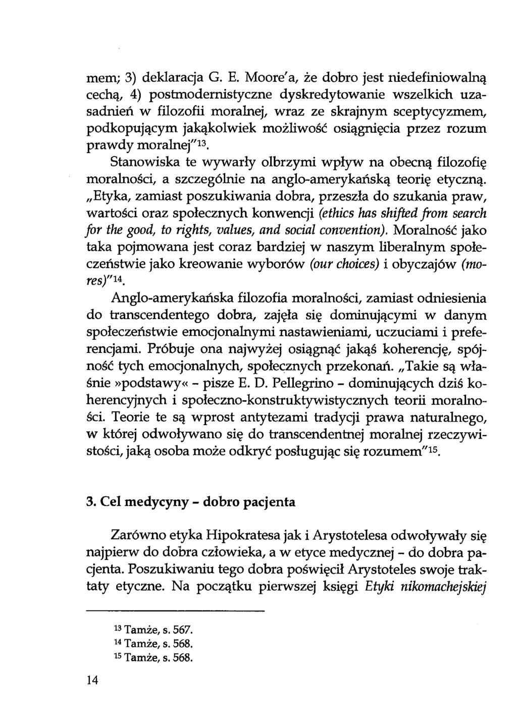 mem; 3) deklaracja G. E.