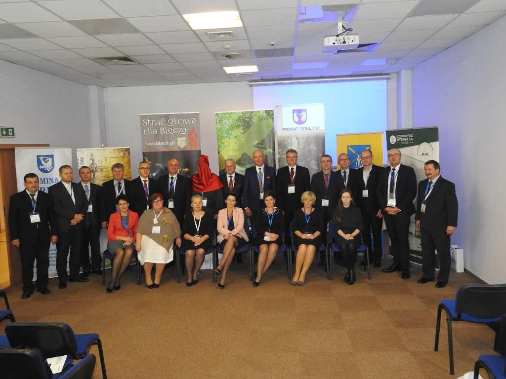 Przedstawiciele Gorlickiego Szpitala i TIM-u na konferencji w Warszawie.
