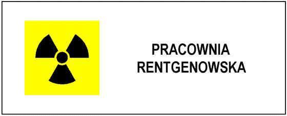 Informacja dla pacjentów W pracowni rentgenowskiej, w widocznym miejscu, znajduje się informacja o konieczności powiadomienia rejestratorki i operatora aparatu rentgenowskiego,