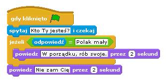 Misja #5 Kto Ty jesteś? Instrukcje sterujące.