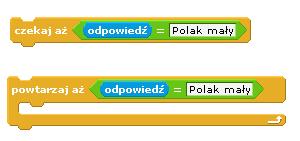 Rys. 6: Instrukcja "czekaj aż" powoduje wstrzymanie działania skryptu dopóki warunek nie zostanie spełniony.