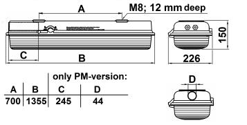 Terminale przyłączeniowe: zakres średnicy przewodów: 2x1-4mm 2 max. Maks. Prąd: 16A max.