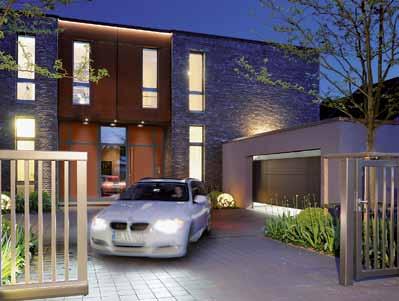 Bramy garażowe Bramy uchylne i segmentowe ze stali lub drewna można optymalnie dopasować do architektonicznego stylu